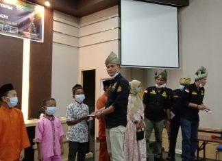 Sambut Tahun Baru, Ormas Gagak Hitam Meranti Selenggarakan Acara Santunan Anak Yatim