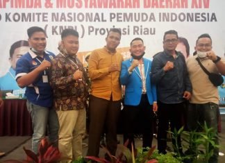 Aklamasi, Fuad Santoso Sah Ketua DPD KNPI Riau Periode 2021-2024