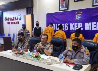 Hasil Operasi Antik, Polisi Meranti Tangkap 18 Tersangka Kasus Narkoba