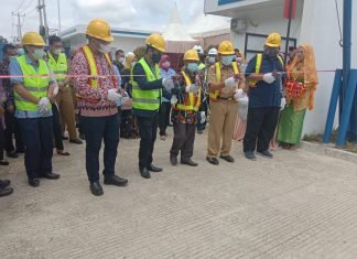 Bupati Rohul Resmikan SPPBE PT. Arigita Triberlian Mandiri