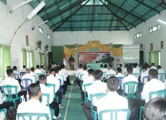 Sebelum Ikut Tes Komponen Cadangan, Pemuda di Lamongan Digembleng Kasdim