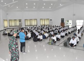 113 Calon Peserta Komcad dari Korem Bhaskara Jaya Diberangkatkan ke Malang