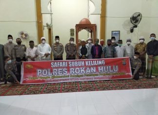 Safari Subuh Keliling Polres Rohul, Vaksinasi Massal Akan Digelar Polres