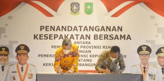 Pemprov Riau dan Kepri Sepakat Kerjasama Sektor Pariwisata, Kesehatan, Perikanan, dan Pendidikan
