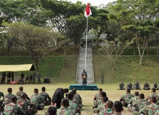 Jelang Pra Tugas, Pangdam Pantau Kesiapan Yonif 527/BY