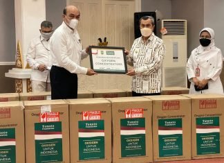 Tanoto Foundation Donasikan Konsentrator Oksigen kepada Pemprov Riau