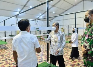 Gubernur Riau Syamsuar Tinjau Pembangunan Rumah Oksigen di Lanud
