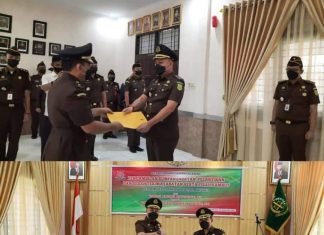 Frederic Daniel Tobing Dilantik Menjabat Kasi Pidsus Kejari Pelalawan