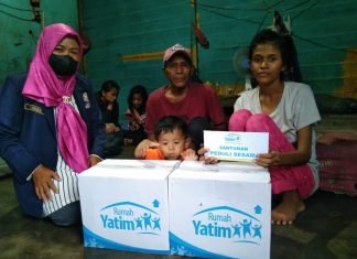 Rumah Yatim Riau Bantu Ringankan Beban Pipih, Ibu Tunggal yang Berjuang Lawan TBC Agar Bisa Rawat Kedua Anaknya