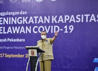 Gubernur Riau: Pandemi Belum Berakhir Jangan Abaikan Prokes