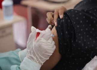 Polda Riau Salurkan 9.000 Dosis Vaksin Pada Vaksinasi Merdeka Serentak di Pekanbaru