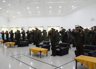 Korem Bhaskara Jaya Ikut Upacara Virtual Hari Kesaktian Pancasila