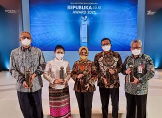 Bank bjb Raih Penghargaan Perusahaan Inspiratif Republika.co.id Award 2021