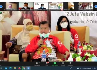 Yusuf Kalla Resmikan Program 2 juta Vaksin Covid-19, Ketua PMI Sumbar: Ini Amanah Luar Biasa