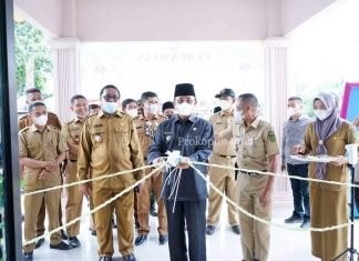Resmikan Kantor Desa Batu Ampar, Bupati Inhil Berharap Pelayanan Meningkat