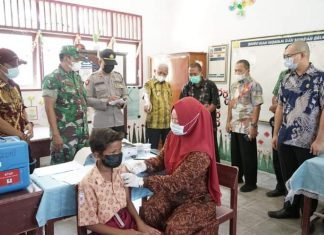 Bupati Kembali tinjau Pelaksanaan Vaksinasi Usia 06-11 Tahun