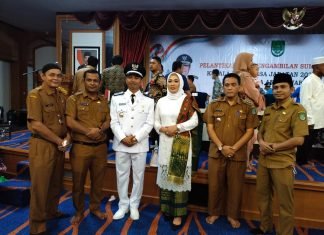 Bupati Sukiman Lantik 22 Kades Terpilih