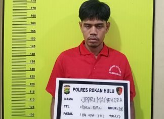 Seorang Pria di Tambusai Rohul Diringkus Polisi