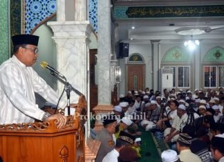 Bupati Inhil Hadiri Peringatan Isra’ Mi’raj Nabi Muhammad SAW