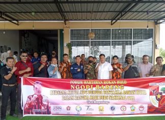 Dewan Penasehat PWI Rohul Acungkan Jempol Kepada Ketua MPC PP Rohul