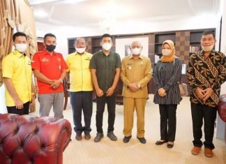 Bupati Asahan Terima Kunjungan Dua Anak Berprestasi