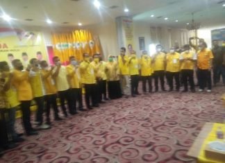 DPD II Golkar Rohul Nyatakan Sikap Dukung Erlangga, Samsuar dan Sari Antoni