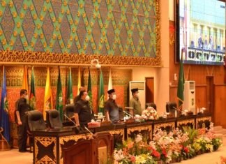 DPRD Provinsi Riau Rapat Paripurna Tentang Perubahan Atas Perda Nomor 2 tahun 2016 Mengenai Tata Kelola BUMD Riau