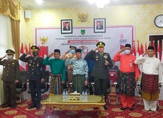Bupati Rohil Ikuti Peringatan Hari Lahir Pancasila Tahun 2022 Secara Virtual