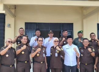 Kajari Silpia Rosalina Sambut Kedatangan Wakajati Riau Tinjau Rumah Restorative Justice