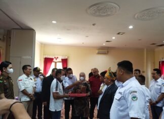 Ketua DPD Provinsi Riau Lantik Pengurus Organda Rohul