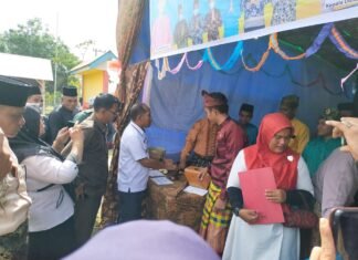 Pemdes Serombou Indah Gelar Pameran Kerajinan Tangan