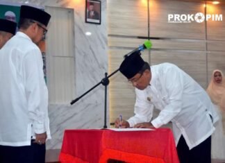 Pengurus Forum Silaturrahmi dan Komunikasi Ulama Umara Inhil Dikukuhkan