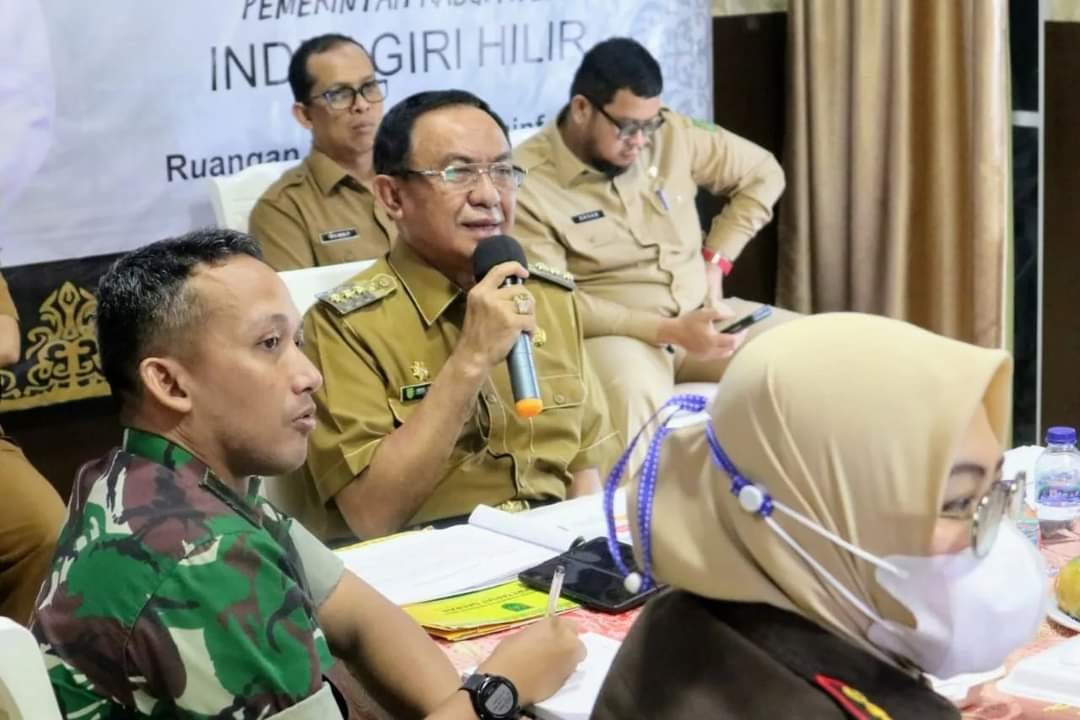 Bupati Inhil Wardan Rakor Pengendalian Inflasi Daerah, Bersama ...