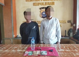 Polsek Tambusai Utara Ciduk dua Tersangka Narkoba