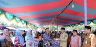 Wabup Rohul Hadiri Harlah ke- 32 Desa Kumain Tandun