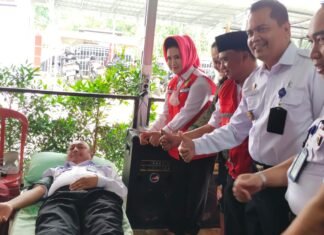Lapas Kelas II B Pasir dan PMI Rohul Gelar Donor Darah