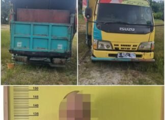 Polsek Tambusai Utara Amankan Sopir Truk dan 6000 liter BBM Pertalite