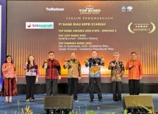 Bank Riau Kepri Syariah Borong 4 Penghargaan TOP BUMD Awards 2023
