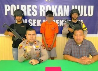 Polsek Kepenuhan Bekuk Pria Pemilik Sabu 2,31 gram