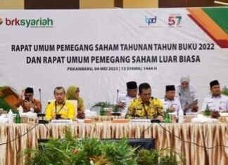 RUPS Tahunan Tahun Buku 2022 dan RUPSLB Bank Riau Kepri Syariah Tuntas, Deviden Pemprov Riau Naik 11 Persen
