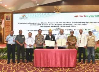 Tingkatkan Layanan Perbankan, BRK Syariah Teken MoU dengan Kormi Riau