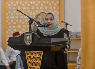 Bupati Bengkalis Kasmarni Hadiri Peringatan Maulid Nabi Muhammad SAW