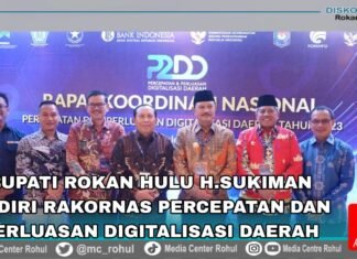 Bupati Rohul Hadiri Rakornas P2DD