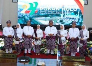 Rapat Paripurna DPRD Dalam Rangka HUT Rokan Hulu ke-24 Tahun 2023