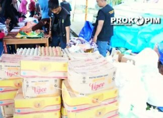 Pj Bupati Herman Tinjau Pasar Murah