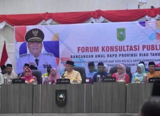 Pemkab Bengkalis Ikuti RKPD Provinsi Riau Tahun 2025