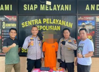 Polsek Rokan IV Koto Tangkap Seorang Pria Miliki Sabu dan Ganja