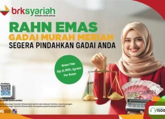 Pembiayaan Gadai Emas Lebih Murah di BRK Syariah, Ujrahnya Hanya Rp6.000 per Gram
