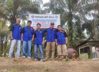 Pengurus PUK F SPTI Mekar Jaya Desa Tandun Barat Dibentuk Kembali