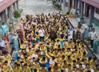 Program KEJAR, 200 Pelajar Antusias Buka Tabungan Simpel BRK Syariah
